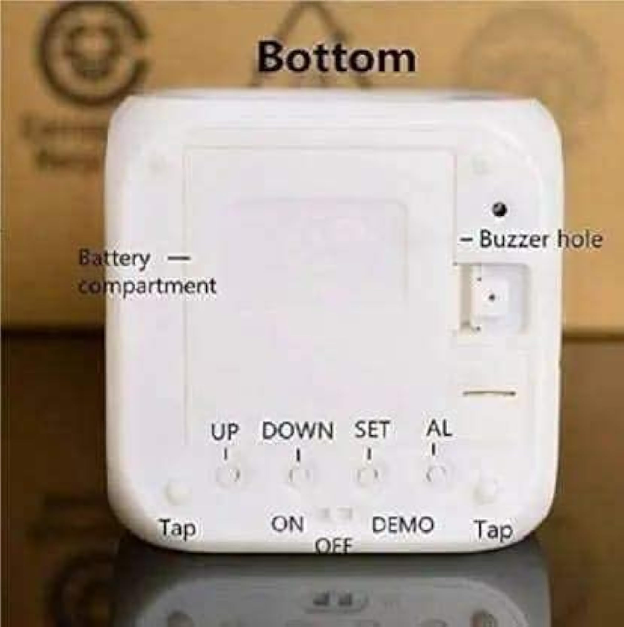 Smart Digital Alarm Clock with 7-Color LED Display